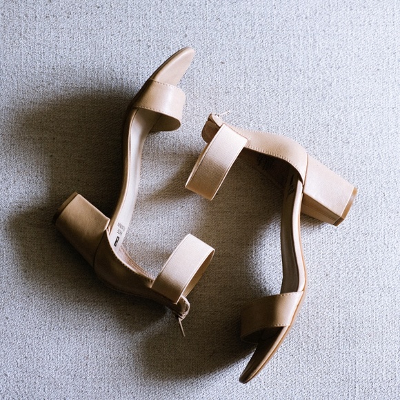 Nude Strappy Sandal Pumps from White Mountain, DSW - Picture 3 of 5